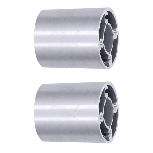 2 stk. 6063 aluminiumslegeringsrør runde lige værktøjer til robotter lejesæder OD 32mm6103‑0032‑0043