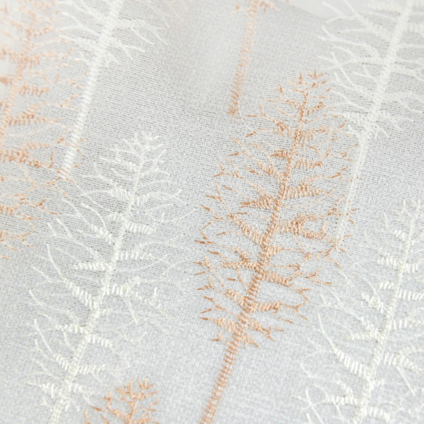 Fönstergardinkappor i polyester Voile Sovrum Vardagsrumsdekor (Khaki)