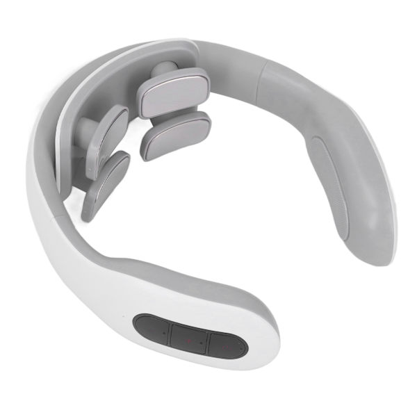 Elektrisk Puls Nack Massager Intelligent Voice 4 Head 6 Lägen Knådning Pulse Shoulder Massager