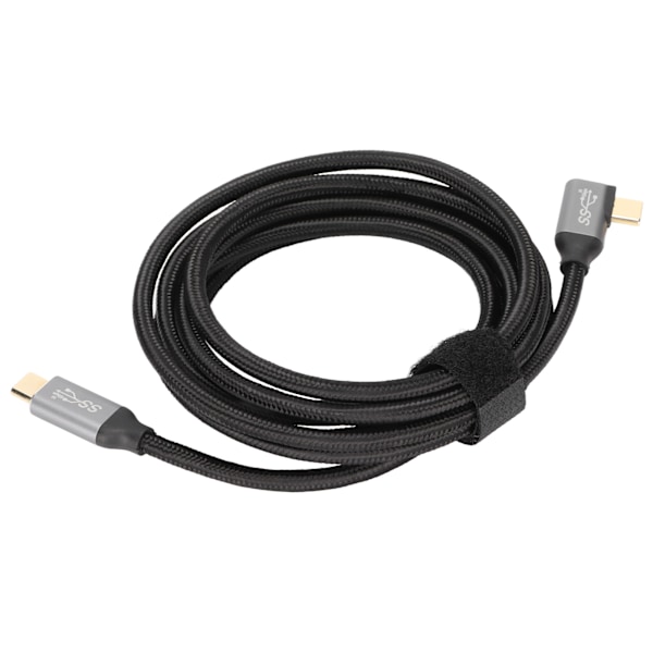 2m 100W 4K Oikea kulma 5A Type C PD -kaapeli Huawei-puhelimille ja -tableteille USB C - USB C -kaapeli