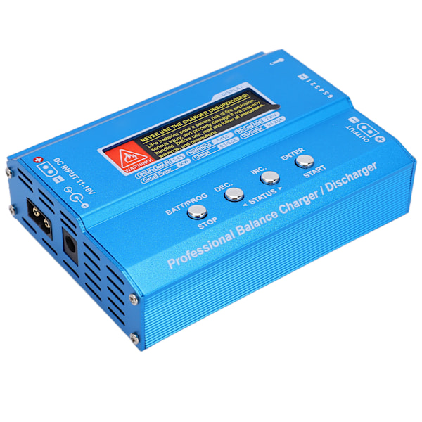 B6 V2 Lipo Batteri Balance Oplader og Aflader Smart Balance Oplader til LiPo LiFe Liion 60W 6A