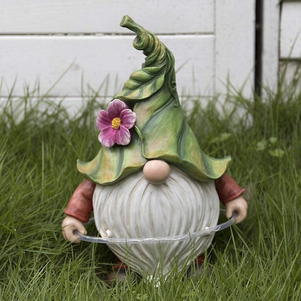 Solcelled Havefigur i Resin til Seniorer - Hula Hoop