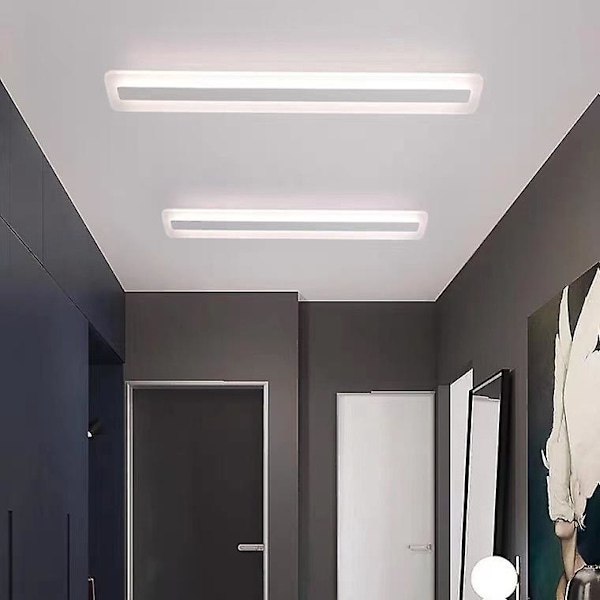 Speillampe Vegglampe Bad Nøytral Hvit Moderne Innendørs Badlampe Badbelysning 40*9*4.5cm