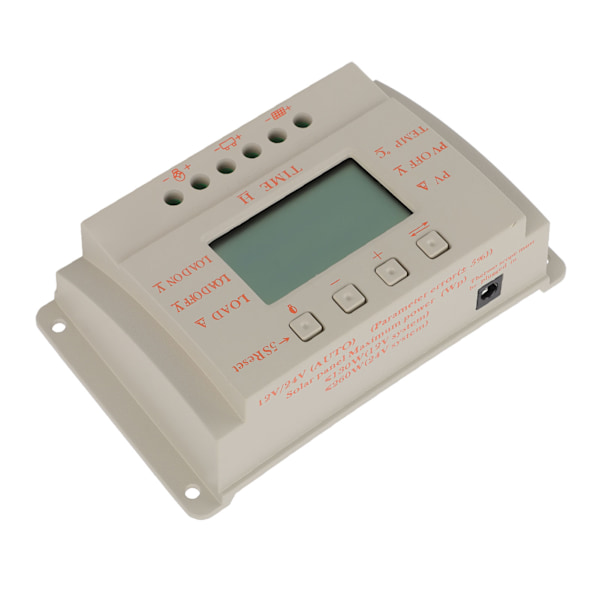 Solcellsregulator MPPT Laddningsurladdningskontroll LCD-display 12V 24V USB 5V Utmatning