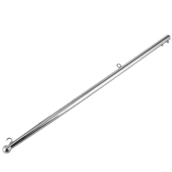 610MM 304 Rustfrit Stål Båd Flagstang Marine Yacht Rækværk Montering Flagstangsholder
