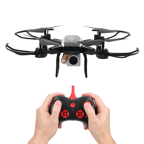 Taitettava drone 4K korkearesoluutioinen kamera WIFI reaaliaikainen lähetysdroni QuadcopterMusta