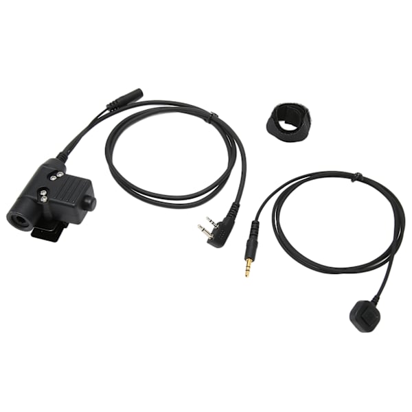 Militær Headset Adapter Clear Voice Bærbar Push to Talk Headset-stik Udskiftning til ICOM V8 V80 V82