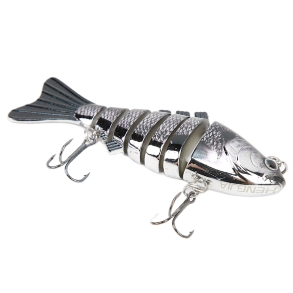 Fiskebete, hållbart, imitationsplast, falskt, multiledat, simbete, långsamt sjunkande glidbete 4#