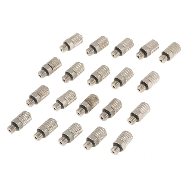 20Pcs M5 4mm Mini Pneumatic Push Air Fitting Straight Male Connector Air Hose Quick Fitting