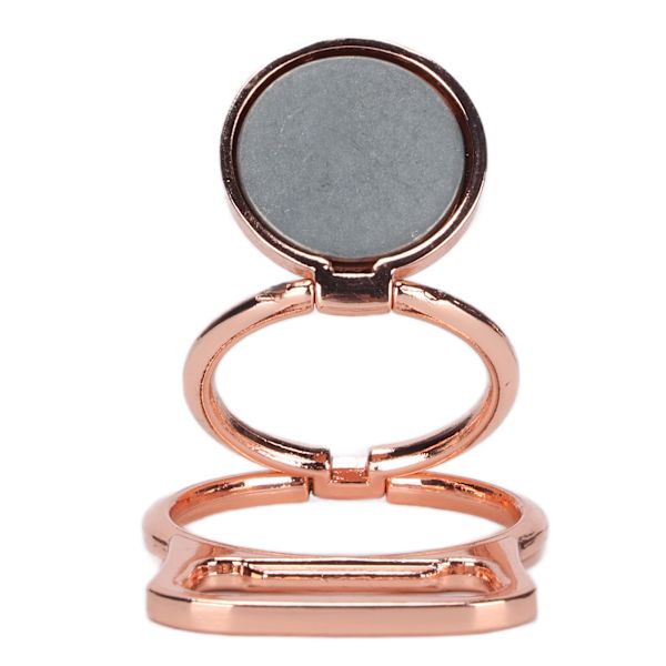 Telefonringhållare roterbar hopfällbar magnetisk flasköppnare fingerstativ stativRose Gold