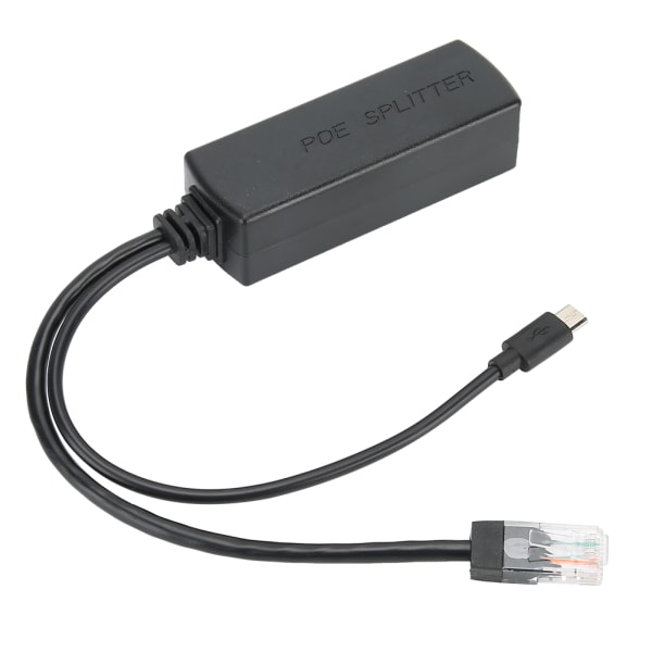 POE Splitter Strømforsyningsmodul USB Standard Isolasjon Separator Kabel 48V til 5V