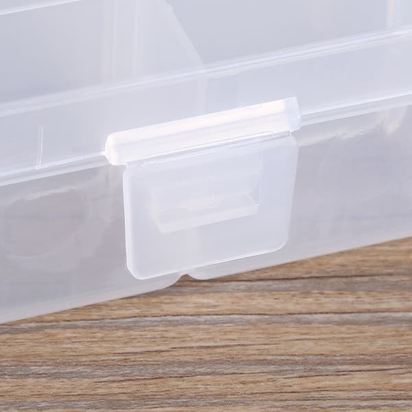 36 rum Justerbar Opbevaringsboks Etui Container Hjemmeorganisator til Øreringe