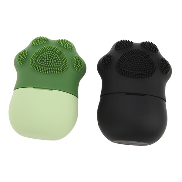 2PCS Ice Cube Roller Massager Kattkloform Återanvändbar Massage Silikonisform