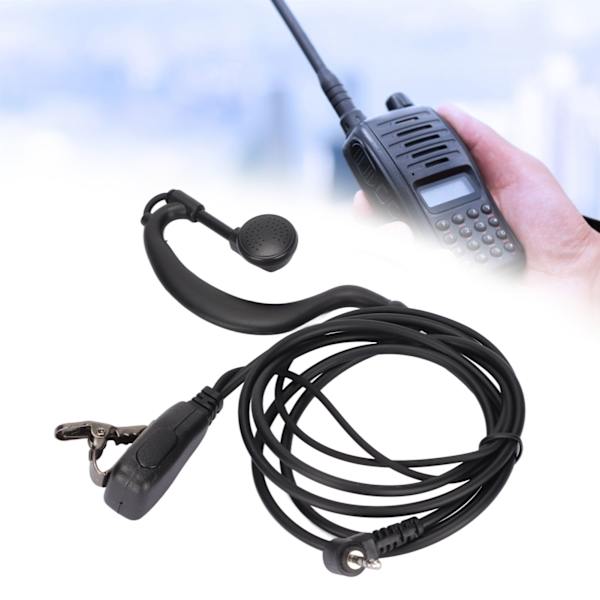 Walkie Talkie-øretelefon 2,5 mm stik 2-vejs radiohovedtelefon med mikrofon til Motorola TLKR T80 T60 T5 T7 T3 T4