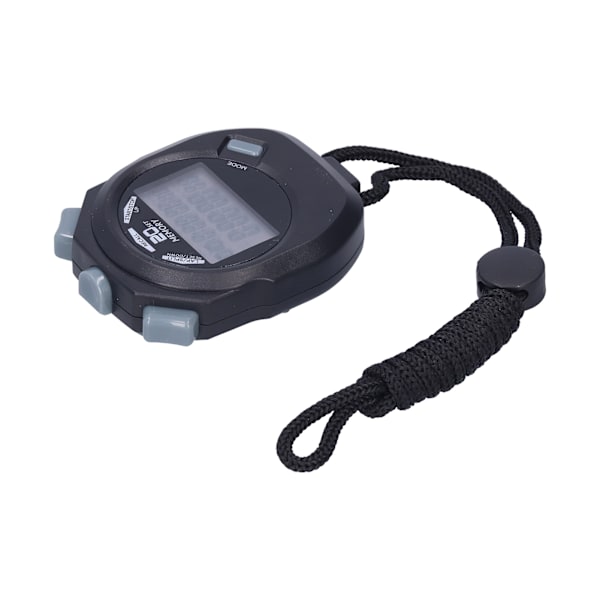 Sports elektronisk stopur 1/100 sekund høj nøjagtighed digital kronograf timer 12/24 timer system