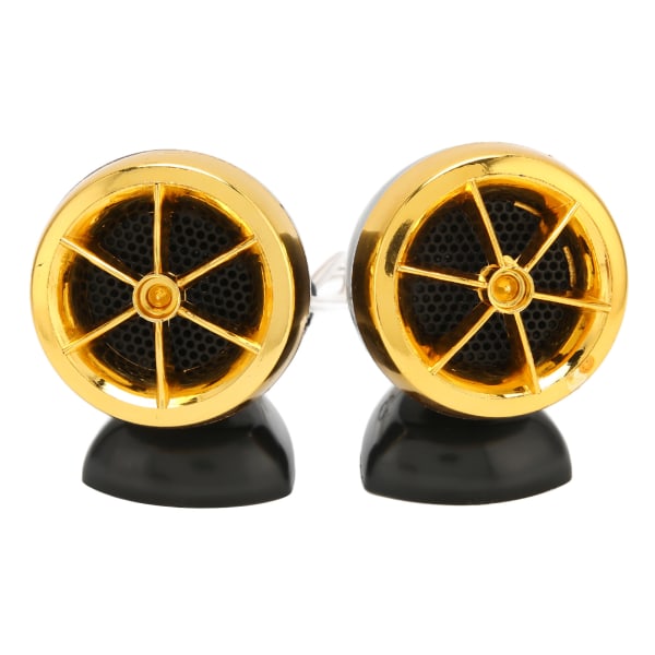 2kpl Dome Diskantti kaiutin 1200W Erittäin herkkä universal auton äänijärjestelmille Gold
