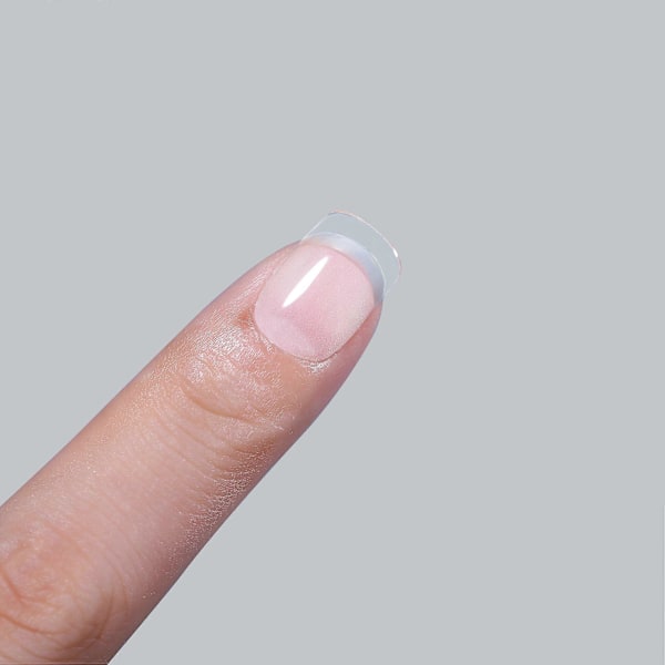 120 stk. XXS Løsnegler Transparent Matrix Gel Myk Full Dekning Myk Forlengelse Mini For Manikyr Falskt Hårverktøy A 08