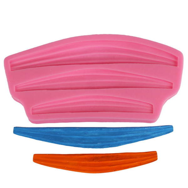 3 storlekar bandform DIY silikonform för bakning fondant cupcake dessert