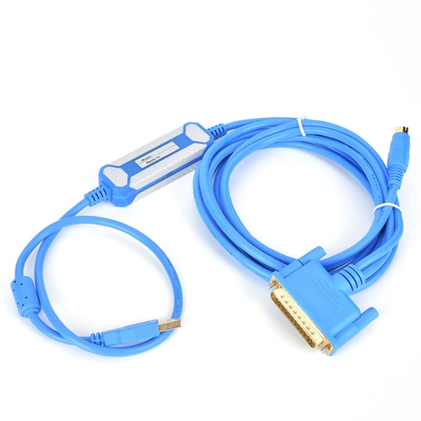 USB-SC09 PLC Programmeringskabel PLC Datakabel Nedlastingslinje for Mitsubishi 3 Meter