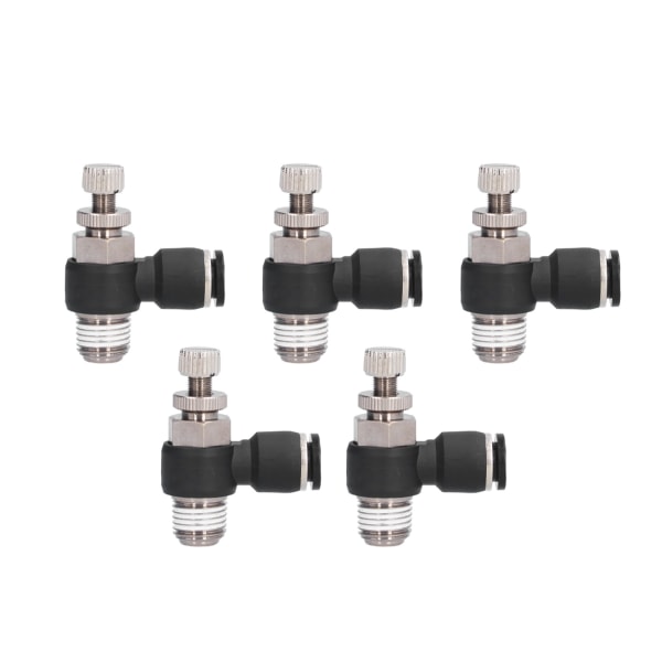 L Type Right Angle Throttle Valve Quick Fitting Convenient Elbow Air Flow Control Valve4-02