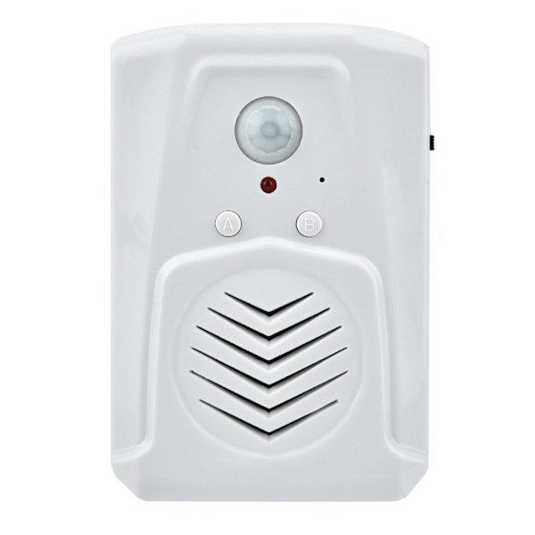 USB/batteridrevet bevægelsessensoralarm MP3-lydafspiller Infrarød induktionsdørklokke