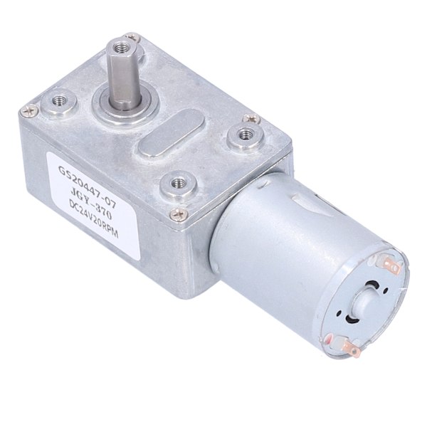 DC 24V kierukkavaihdemoottori Governor High Torsion Mini Turbine Reduktorilla roboteille Elektroniset lukot 24V20RPM