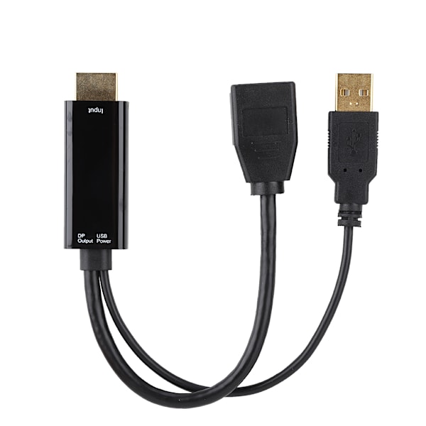 4K 10MB/S multifunksjons HD-skjerm HDMI til DP-konverteradapterkabel