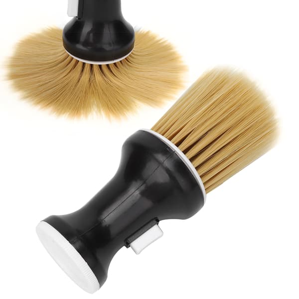 Frisør Styling Støvrensningsbørste - Blødt Hår, Halsbørste, Sort