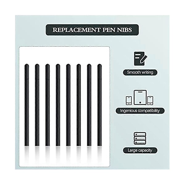 20 stk. Udskiftnings Standard Pen Nib Sort Udskiftning Refill Pen Nib Kompatibel Med Bamboo _SZXM