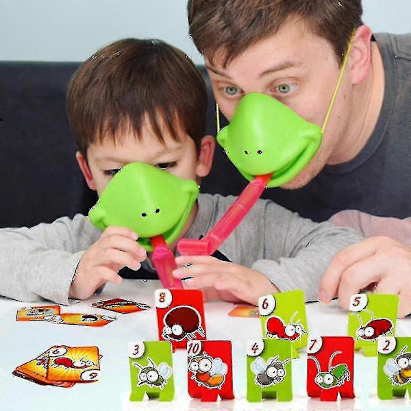Sammakonkieli Lelu Sammakonsuu Ota Kortti Kieli Tic-tac Kameleontti Hauska Lasten Perhe Juhlapeli Zekai