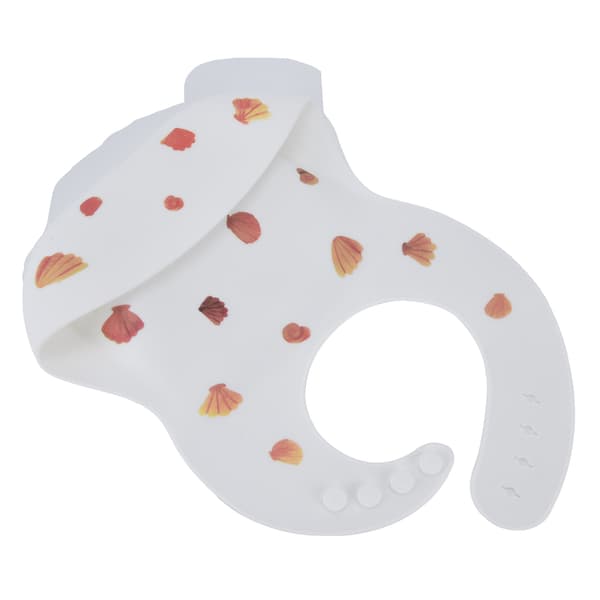 Unisex silikon smekker for småbarn Justerbar matfanger for 1-3 år gamle BabyShell