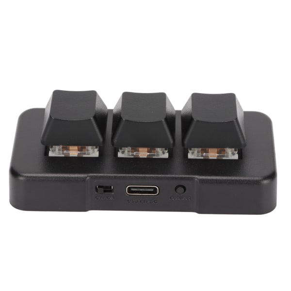 3 taster tastatur RGB bakgrunnsbelysning USB 2.4g trådløs tre-knapps tre modus mini HID programmering Mekanisk tastatur