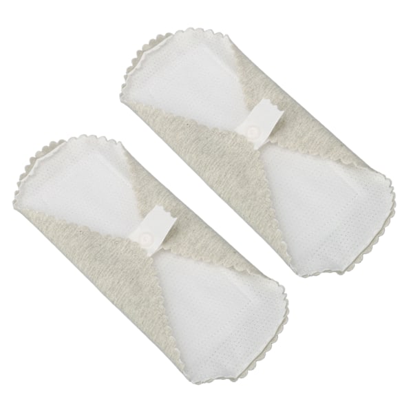 2 stk vaskbare feminine bind 22x16CM ultra myke gjenbrukbare sanitærbind menstruasjonsbind