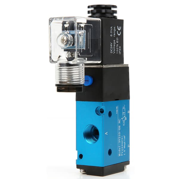 3V210-08 2 Position 5 Vejs Magnetventil PT1/4in 1.2MPa 170Psi Magnetventil IP65(DC24V)