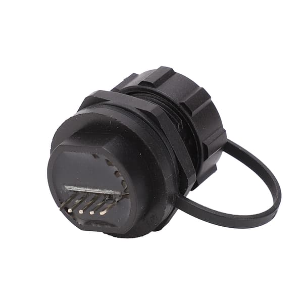 Vandtæt USB-stik IP67 MICRO USB hun PCB-kort bagudvendt fatning E10MCTF1F