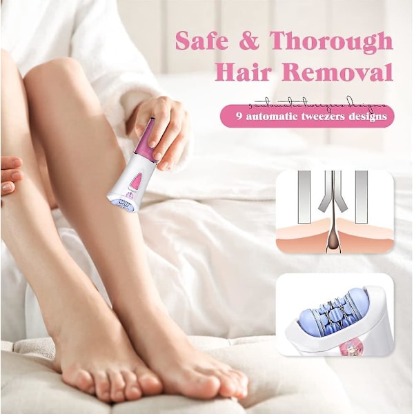 Epilator Dam Epilator för Ansikte Sladdlös Epilator Ansikte Ben Bikini Epilator