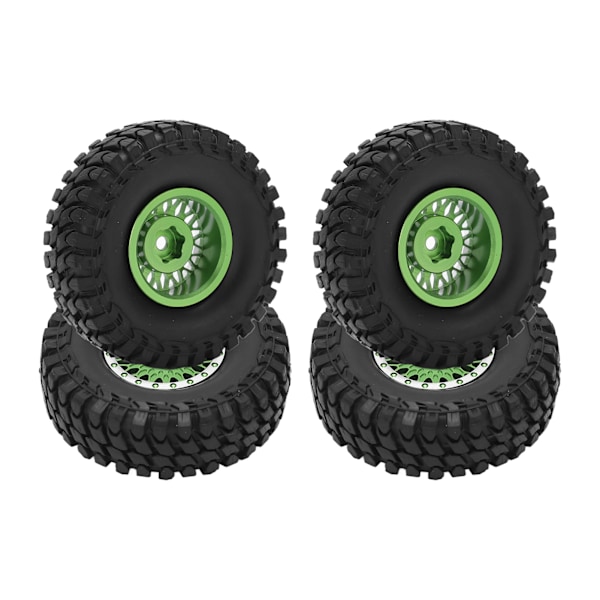 4 stk. RC-bilhjul med nav for AXIAL SCX24 AXI90081 AXI00001 AXI00002 1/24 hjulnav dekksett gull