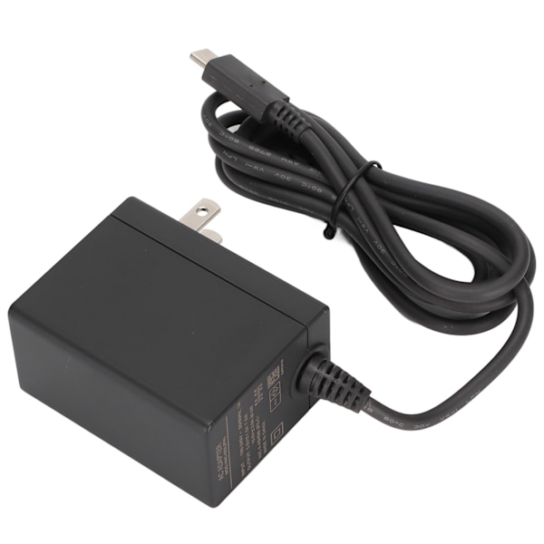 Bærbar hurtiglader for Switch-strømadapter, AC-adapter for Switch 100-240V US-plugg