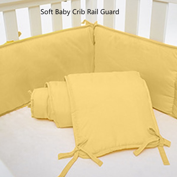 Gul myk sengehest for småbarn med forsterket kollisjonsmotstand for økt sikkerhet og sikkerhet