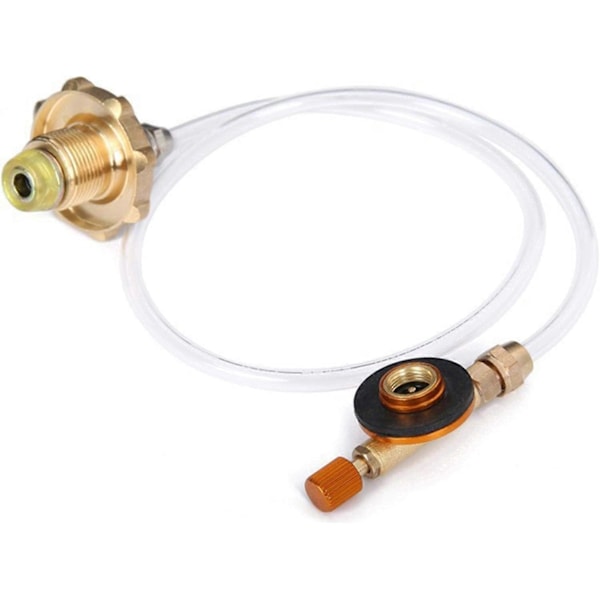 G-as Spis Propan Påfyllningsadapter Brännare Platt Cylinder Tank Adapter Utomhus Camping Påfyllningsadapter