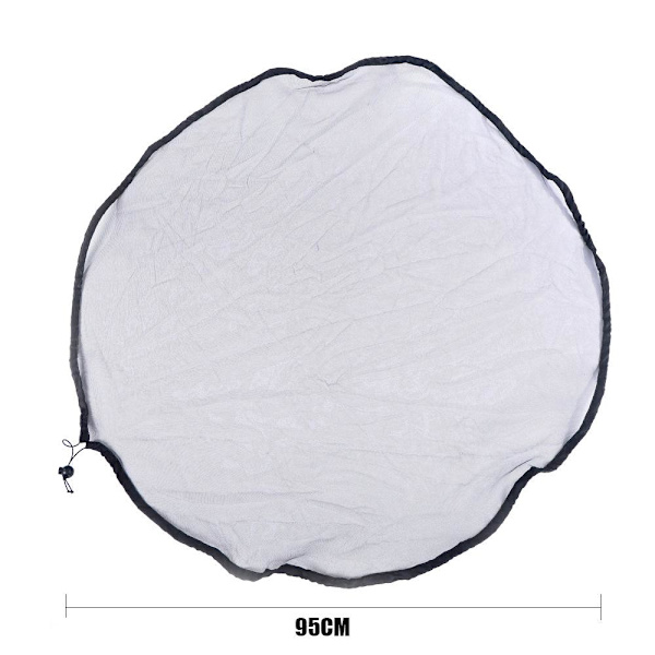 (97 Cm Diameter Svart)Regnsisternenett, Regnfat Nett Regnfat Nettdeksel Regnsisterne Regnfatnett For Utehage