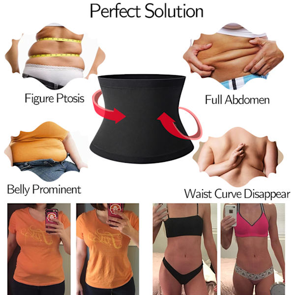 Waist Trainer Belt Naisten Miesten Laihdutus Body Shaper Belt Tummy Control Shapewear