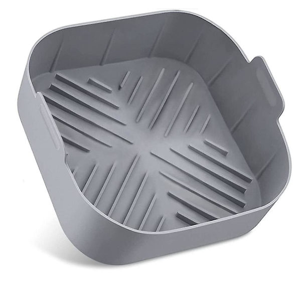 Återanvändbara Silikonfodral för Airfryer - Livsmedelssäkra Behållare för Airfryers (8,2 tum)
