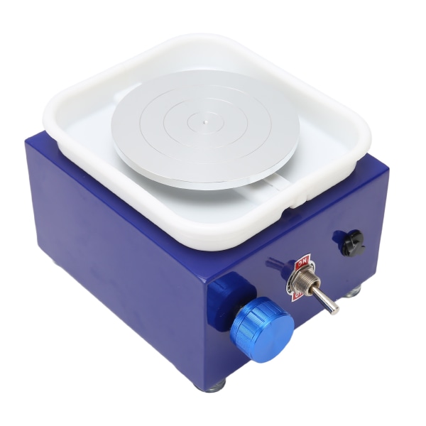 Mini-keramikhjul Aftageligt bassin Stabil Rustfast elektrisk lerfremstillingsmaskine til børn 100-240V EU-stik