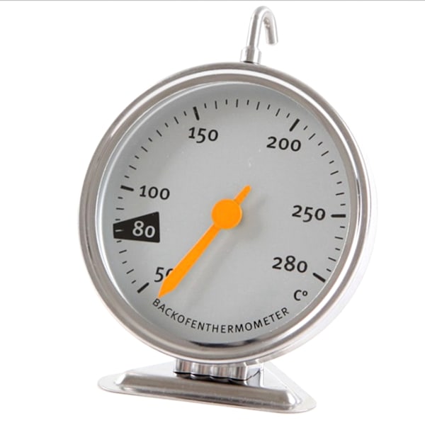 Termometer i rustfritt stål for ovn, stående skive, kjøkkenredskap for baking, 50-280 grader Celsius