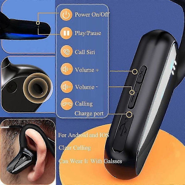 Kannettavat urheilu vedenpitävät langattomat nappikuulokkeet, Bluetooth-nappikuulokkeet langattomat kuulokkeet Bluetooth-kuulokkeet juoksuun kävelyyn kuntosalille