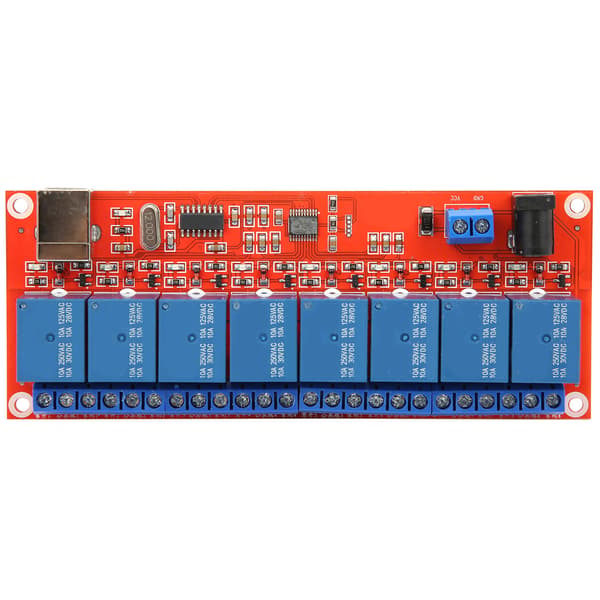 Relæmodul Interface Board til LowLevel Trigger USB seriel port DIY elektriske forsyninger 24V