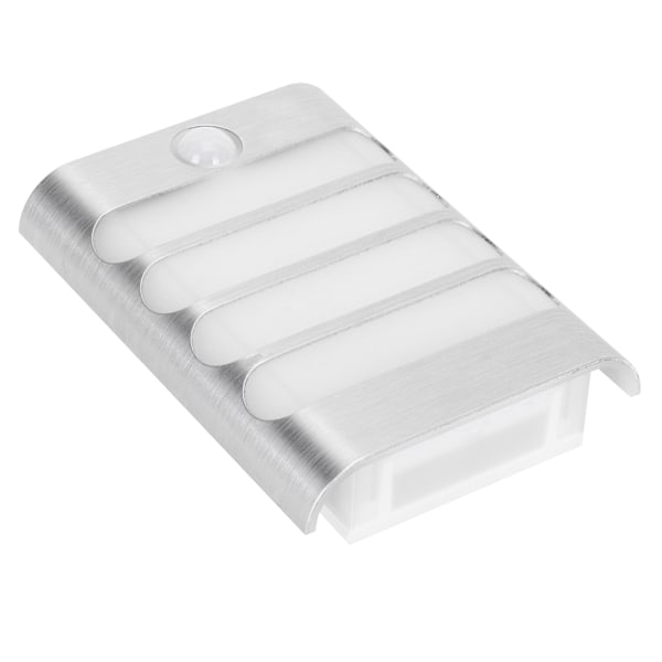 LED-bevegelsessensor nattlys USB-lading induktiv vegglampe for soverom korridor hvit
