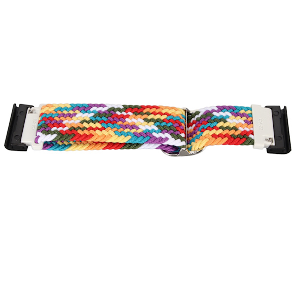 Nylonklokkerem, elastisk, pustende, vevd justerbar 26 mm spenneklokkerem for Vertix 2 Fargerik