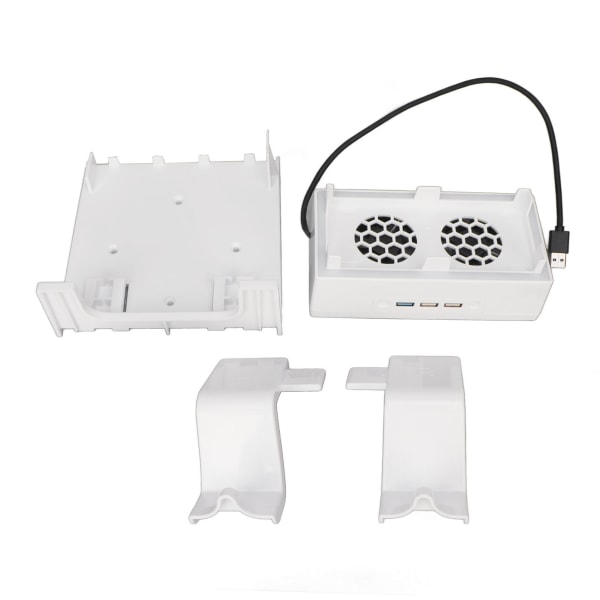 Køleblæserstander Professionelt effektivt 3 niveauer justerbar 7 farve LED vægmontering kølebeslag til Xbox Series S